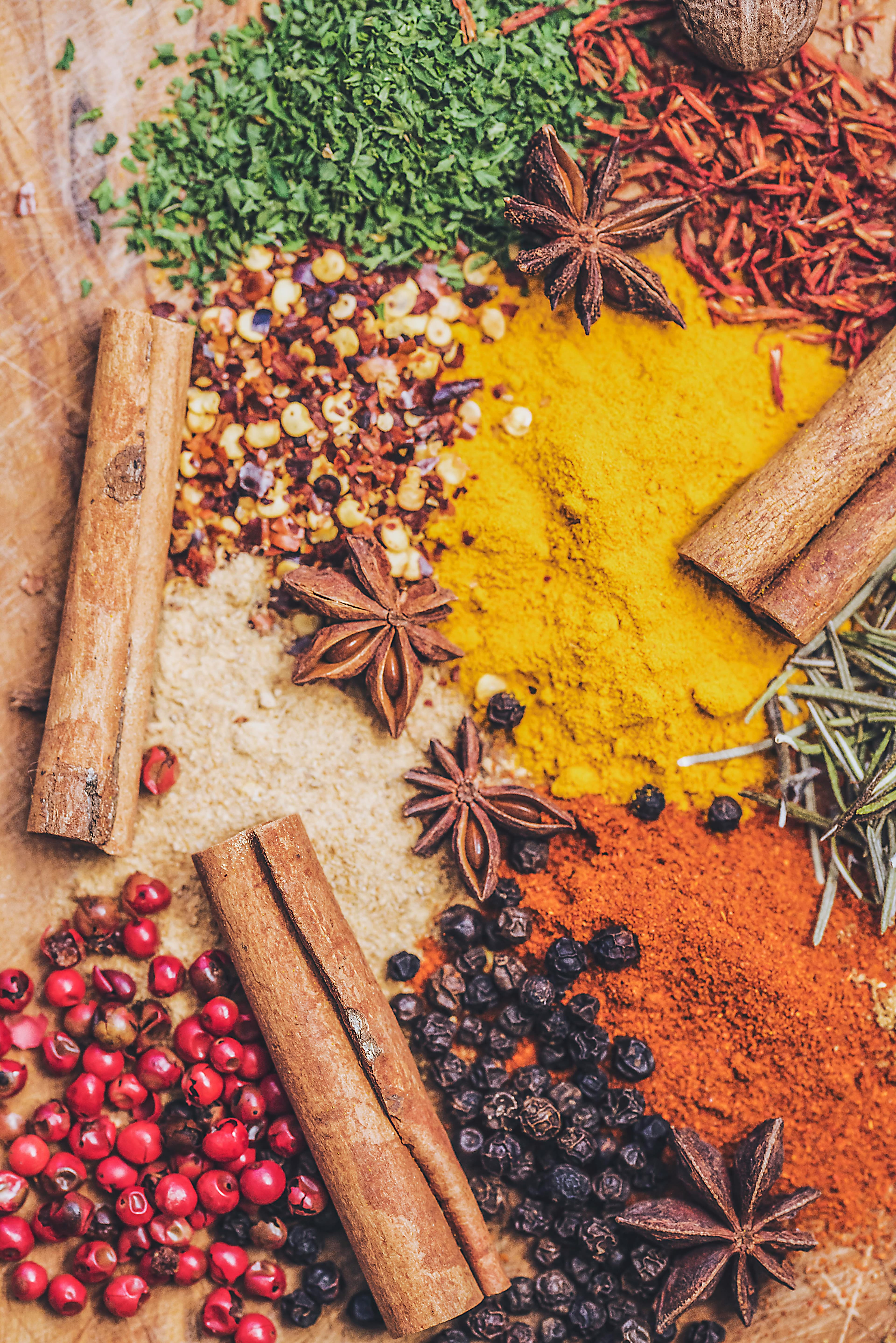 Hand-sorted Annvita spices at our partner farm